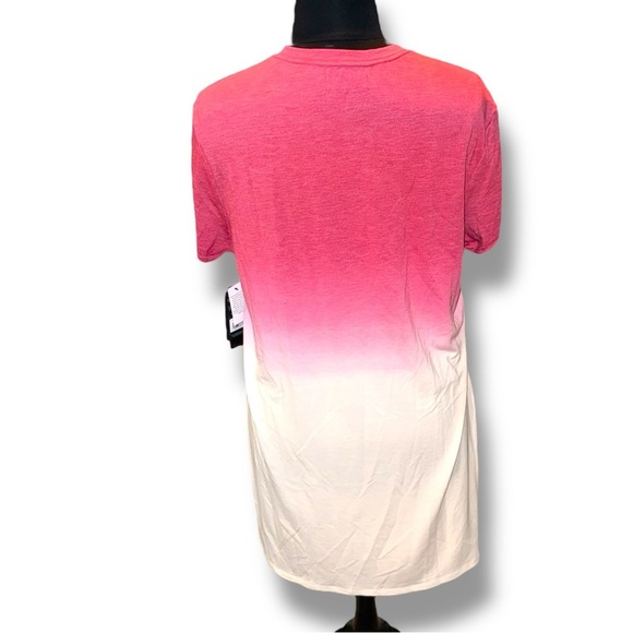 JUNK FOOD KC Chiefs Heathered Red/White Ombre Tri-Blend T-Shirt Dress XXL - Picture 4 of 16